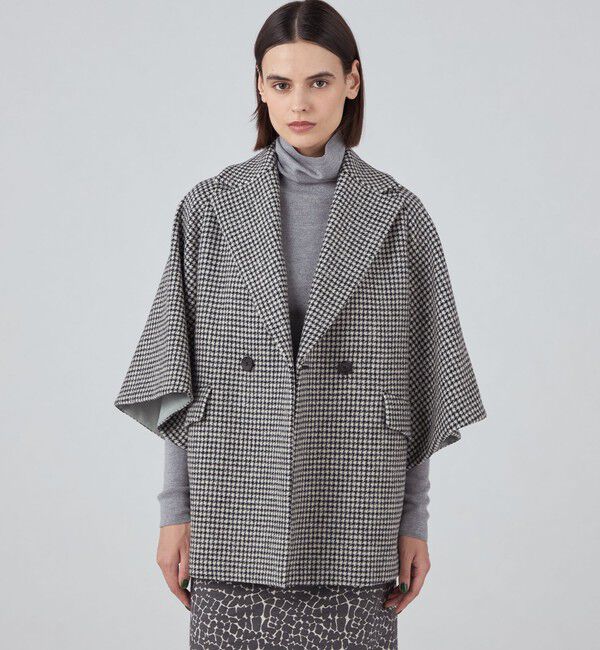 TOMORROWLAND collection「ウールカシミヤシェファード フレアスリーブショートコート」|その他|