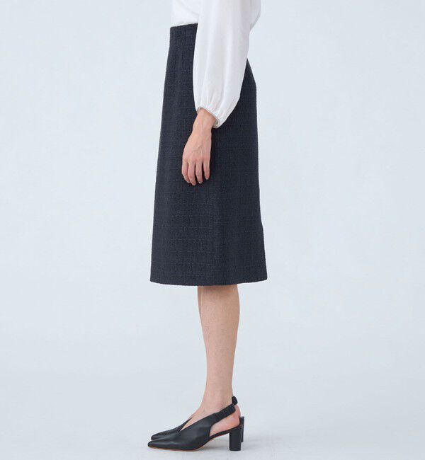 Ballsey「ラメミックスツイード プレーンタイトスカート」|タイト|