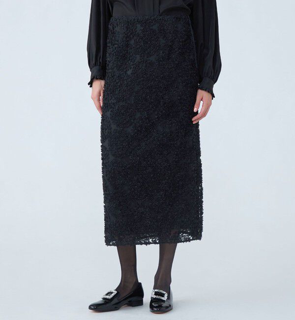 Ballsey「サークルフラワーチュール タイトスカート」|タイト|