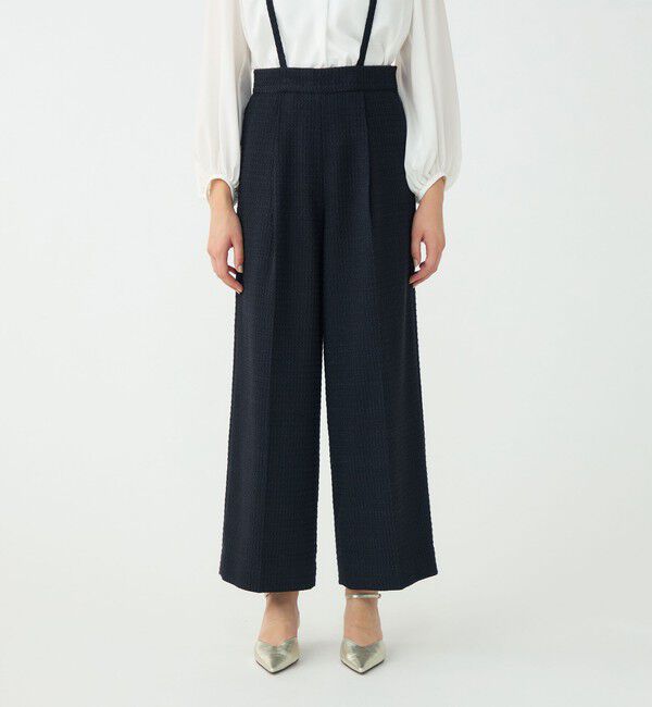 Ballsey「ライトファンシーツイード サスペンダーワイドパンツ」|その他|