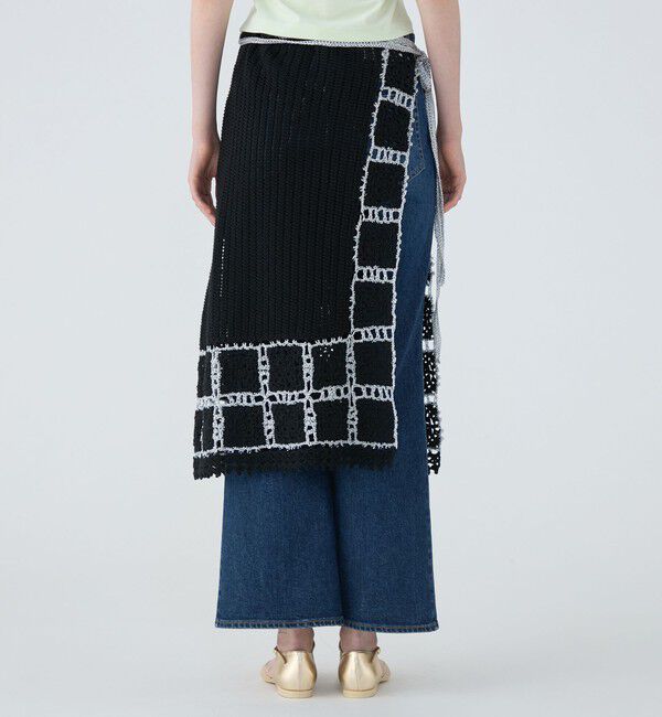 MACPHEE「ギマクロシェ ラップスカート」|スカート|