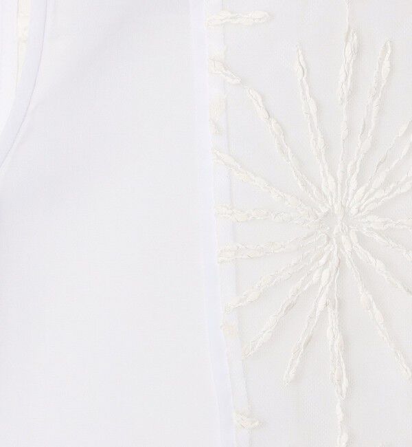 TOMORROWLAND collection「ミッシェルエンブロイダリー バンドカラーブラウス」|シャツ・ブラウス|