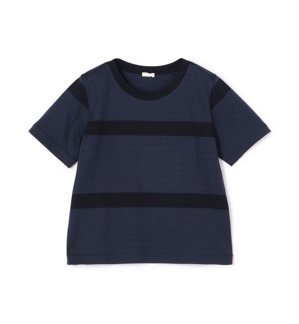 GALERIE VIE「ファインコットン クルーネックTシャツ」|Tシャツ・カットソー|68 ネイビー系