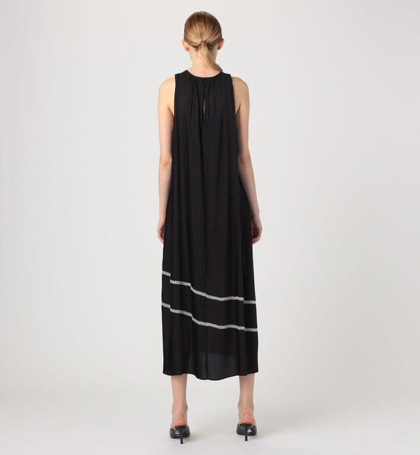 DES PRES「レースコンビプリーツ ノースリーブワンピース」|ワンピース|