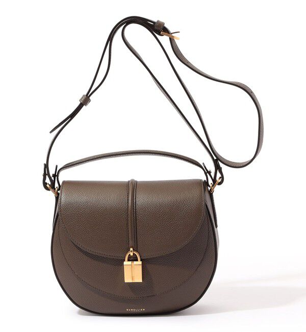 TOMORROWLAND GOODS「DEMELLIER THE VANCOUVER SADDLE バッグ」|ハンドバッグ|59 ディープオリーブ