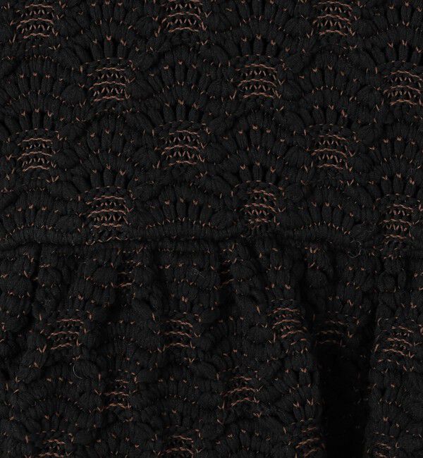 Ballsey「バンピーポリエステル ノースリーブブラウス」|ニット・セーター|