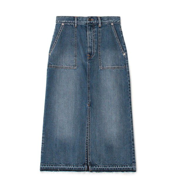 Edition「エッセンシャルデニム スカート」|スカート|63 ライトブルー