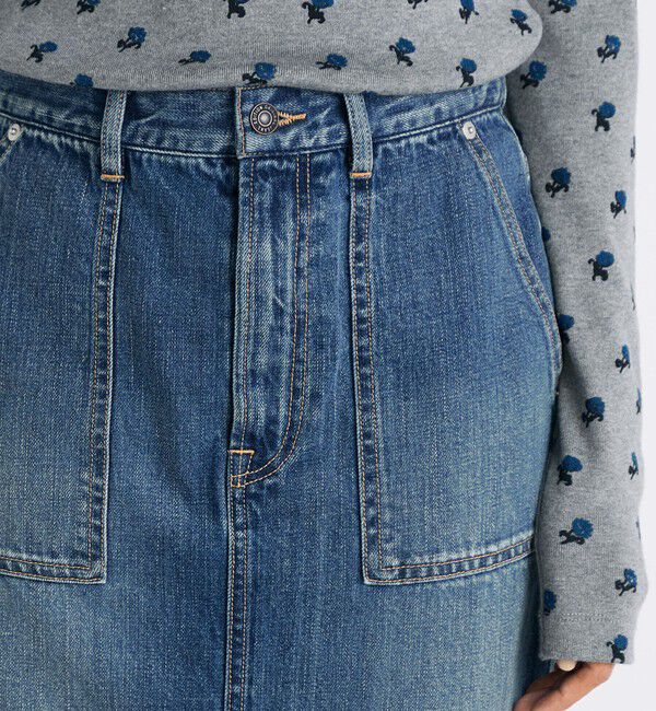 Edition「エッセンシャルデニム スカート」|スカート|