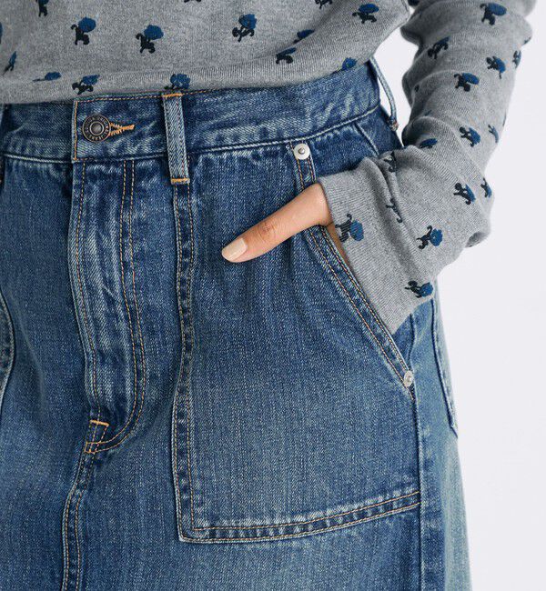 Edition「エッセンシャルデニム スカート」|スカート|