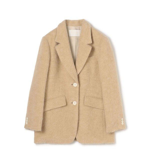 Ballsey「ライトアルパカシャギー テーラードジャケット」|テーラードジャケット|45 ベージュ