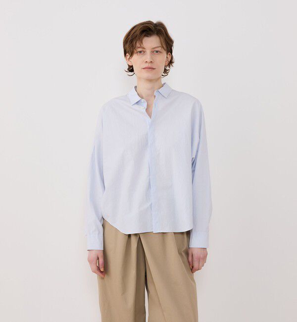 GALERIE VIE「クリスプライトコットン ドルマンスリーブシャツ」|シャツ・ブラウス|