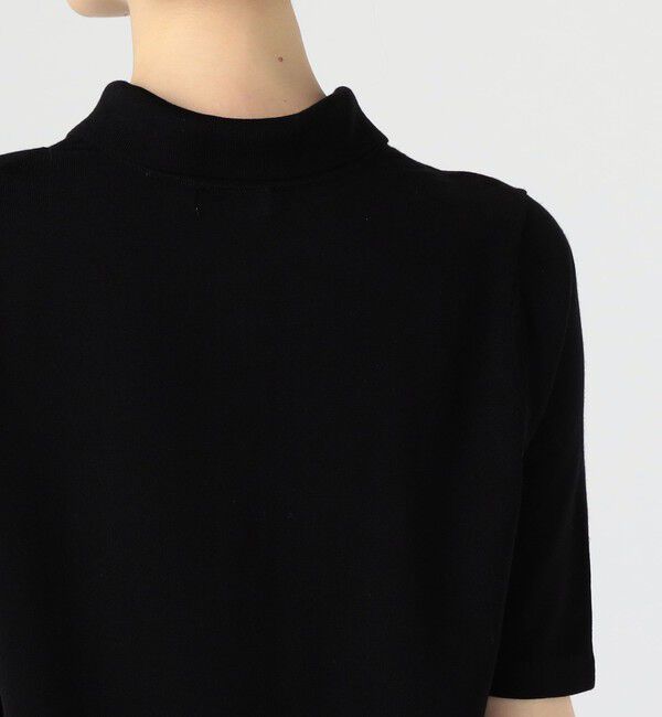 Ballsey「ウールポリエステルパールコンビ ポロロングワンピース」|ワンピース|