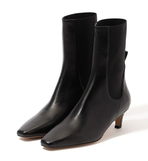 TOMORROWLAND GOODS「NUYOU サイドゴア ミドルブーツ」|ロングブーツ|