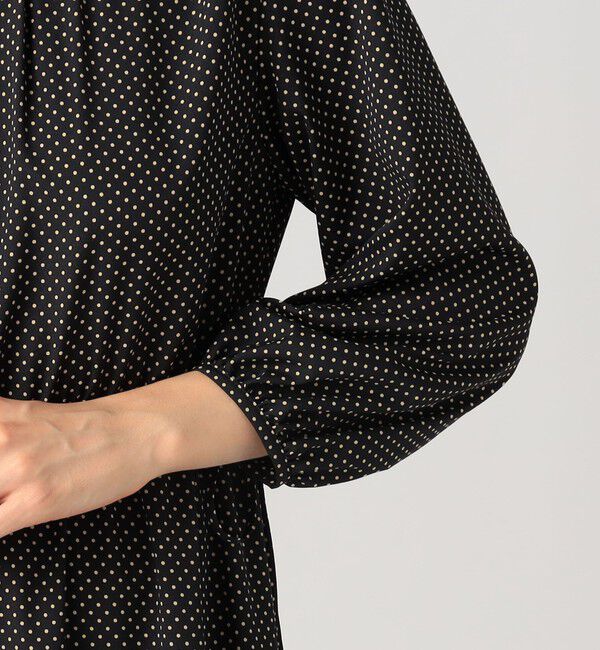 Ballsey「ミニドットプリント ティアードワンピース」|ワンピース|
