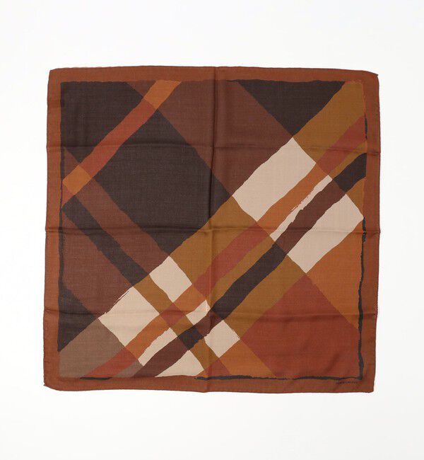 TOMORROWLAND GOODS「TOMORROWLAND ウール プリントスカーフ」|バンダナ・スカーフ|