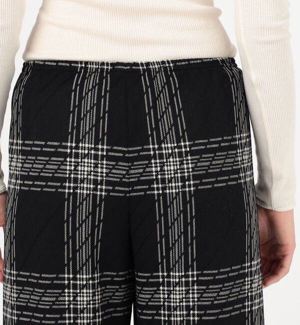 DES PRES「ハイツイストウールチェック リラックスパンツ」|その他|