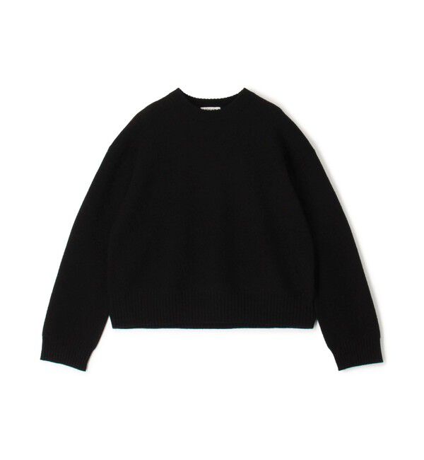 Edition「フェルテッドウール クルーネックニット」|ニット・セーター|19 ブラック