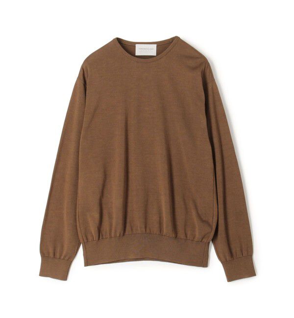 TOMORROWLAND MENS「TOMORROWLAND tricot  シルク クルーネックプルオーバー 」|ニット・セーター|45 キャメル