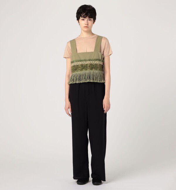 GALERIE VIE「モイストコットン フリンジビスチェ」|その他|