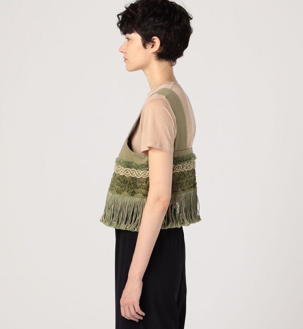 GALERIE VIE「モイストコットン フリンジビスチェ」|その他|