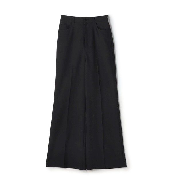 Edition「ウールポリエステルドスキン フレアパンツ」|その他|19 ブラック