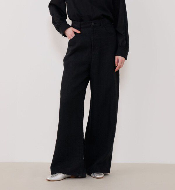 GALERIE VIE「ブラッシュドリネン リラックスフィットパンツ」|その他|