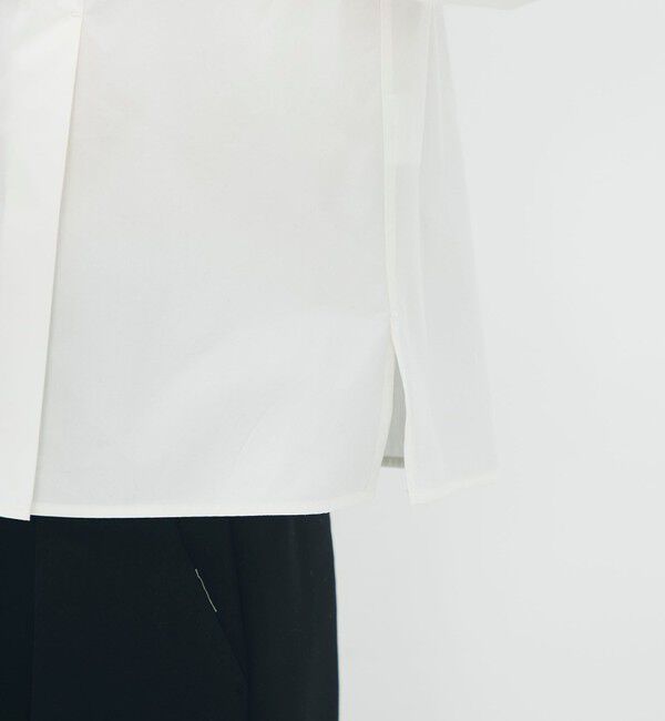 CABaN「コットンシルクタイプライター ランダムダックシャツ」|シャツ・ブラウス|