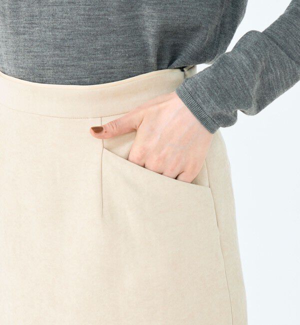 Ballsey「ビンテージスエード タイトスカート」|タイト|