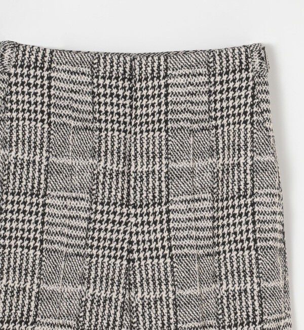 CABaN「グレンチェックジャカード フレアパンツ」|チノ|