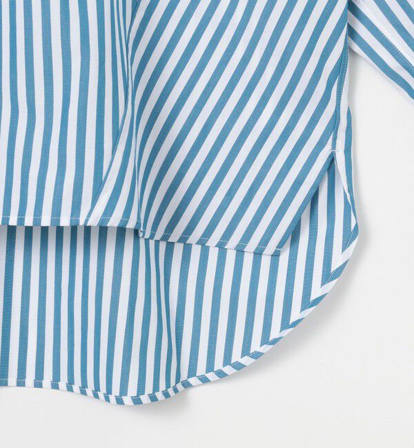 CABaN「コットン ロンドンストライプドロップショルダーシャツ」|シャツ・ブラウス|