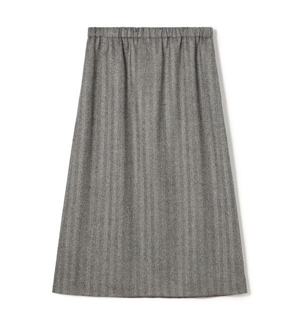 GALERIE VIE「ライトフラノストレッチ イージースカート」|スカート|14 グレー系