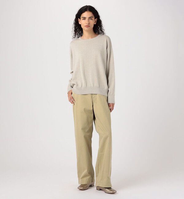 GALERIE VIE「ウーステッドウール ラウンドネックプルオーバー」|ニット・セーター|