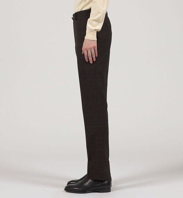 TOMORROWLAND MENS「ウールナチュラルストレッチ ノープリーツスラックス DRAGO」|スラックス|