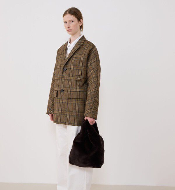 TOMORROWLAND GOODS「VANGI フェイクファー ショッピングバッグ」|ハンドバッグ|