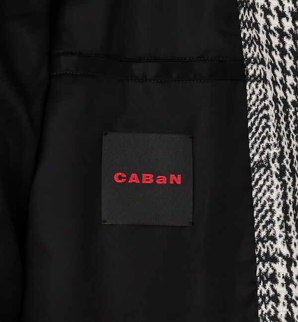 CABaN「グレンチェックジャカード ブルゾン」|ブルゾン・スタジャン|