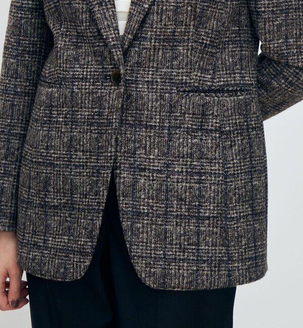 TOMORROWLAND collection「スライバーウィンドウ 1Bジャケット」|テーラードジャケット|