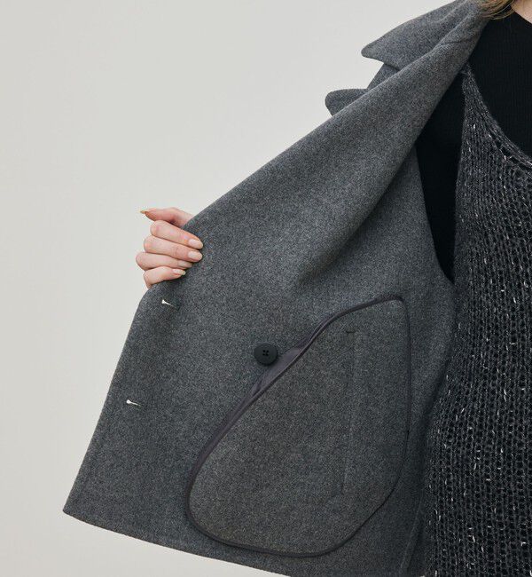 DES PRES「ウールモッサ Pコート」|ピーコート|