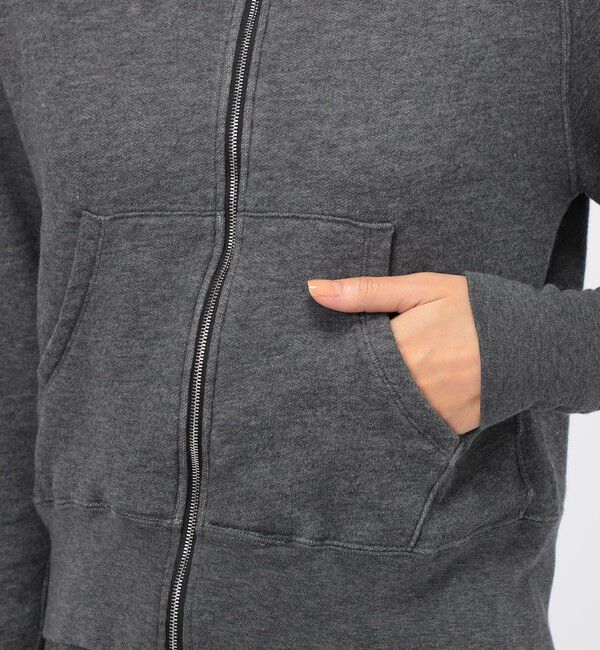 GALERIE VIE「スーピマコットンカシミヤ ジップアップパーカ」|パーカー|