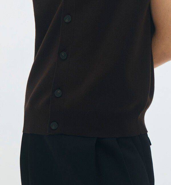 CABaN「コットンカシミヤ Vネックベスト」|ベスト・ジレ|