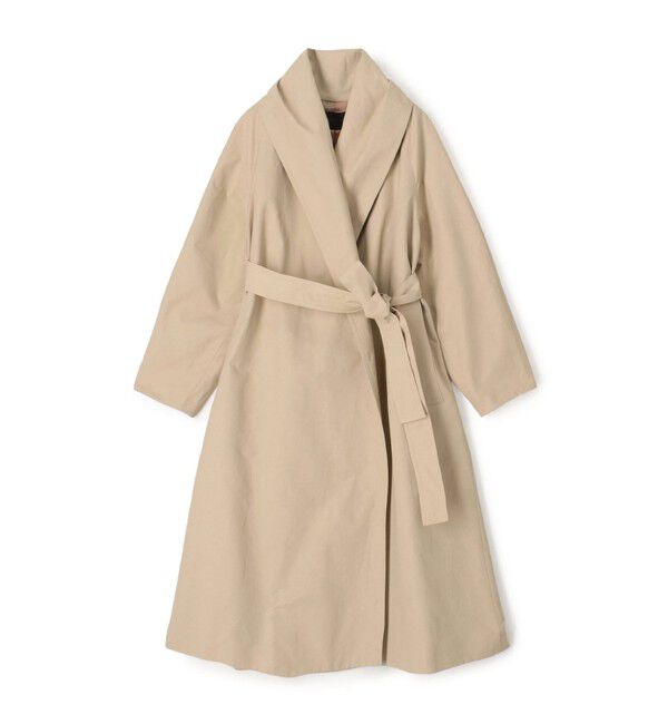 TOMORROWLAND collection「スムースクロス ベルテッドガウンコート」|その他|43 ベージュ