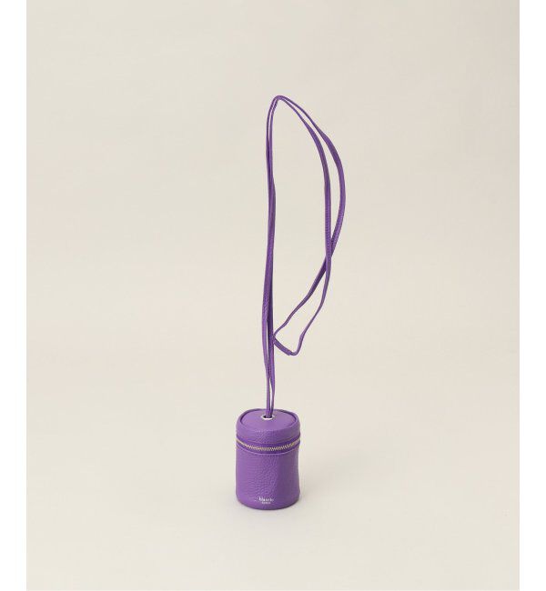  「【blancle/ ブランクレ】S.LETHER/M.LEATHER CYLINDER BAG」|ショルダー・メッセンジャー|パープル