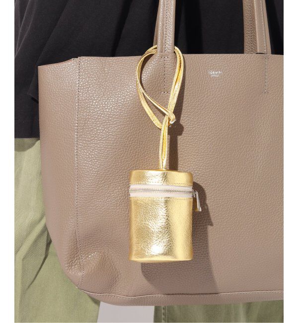  「【blancle/ ブランクレ】S.LETHER/M.LEATHER CYLINDER BAG」|ショルダー・メッセンジャー|ゴールド