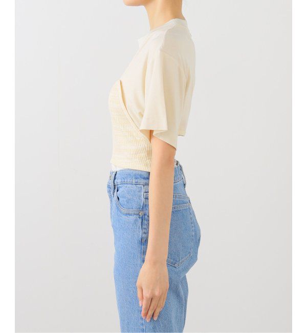  「TOGA PULLA RIB jersey S/S TP252-JK234：カットソー」|Tシャツ・カットソー|