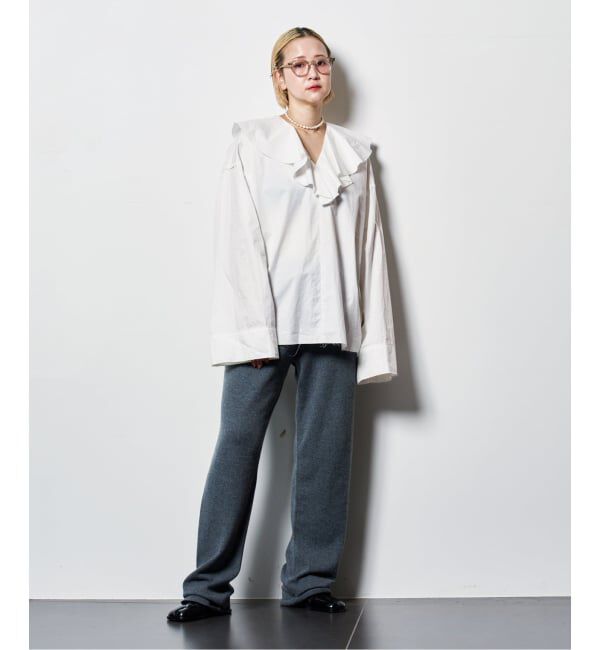  「FRILL NECK ブラウス」|シャツ・ブラウス|