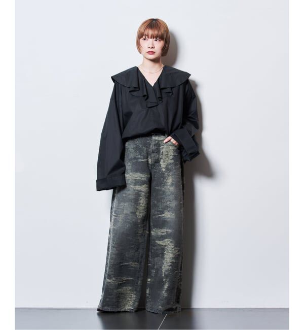  「FRILL NECK ブラウス」|シャツ・ブラウス|