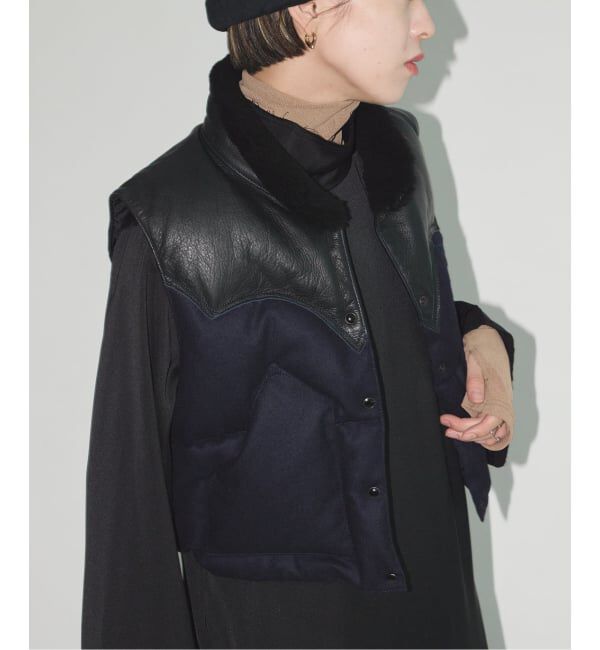  「ROCKY MOUNTAIN FEATHERBED 別注 ANNELLE VEST 210-252-01：ダウンベスト」|ダウン|