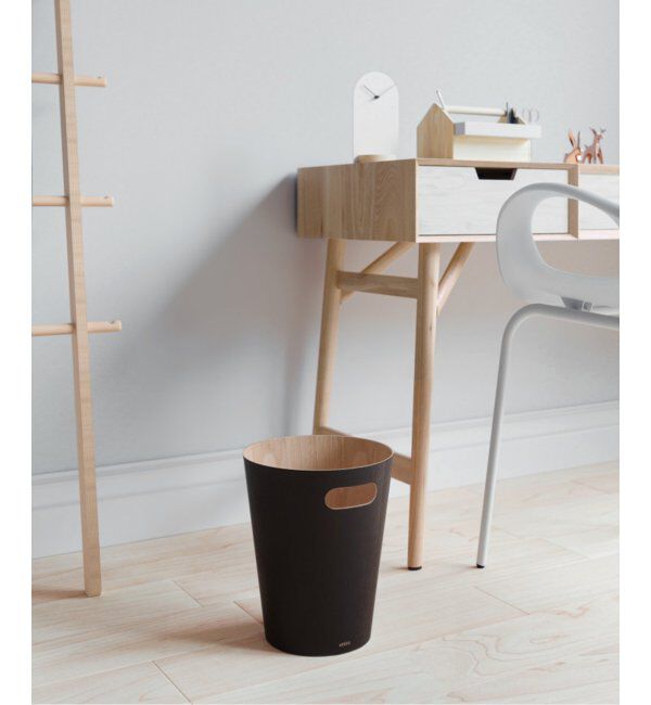 journal standard Furniture「《WEB限定》【umbra/アンブラ】WOODROW CAN　ゴミ箱」|ダストボックス|ブラウン