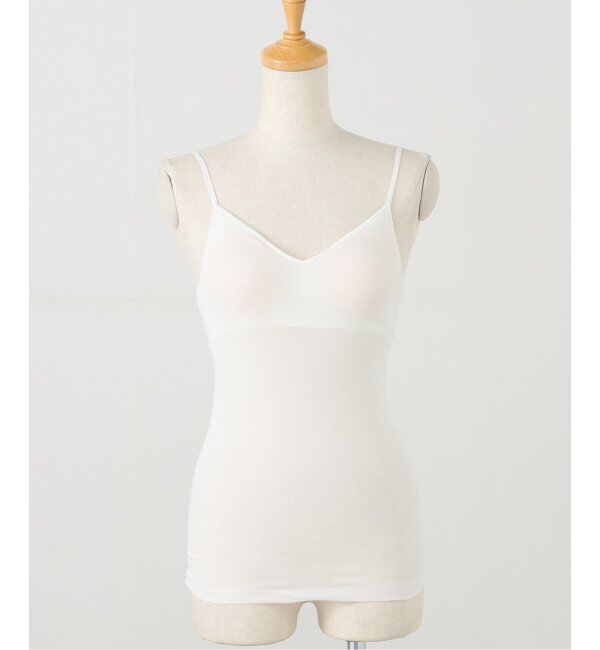 Plage「SOUPLE LUZ/スープレルース BRA PAT キャミソール」|インナー|ホワイト