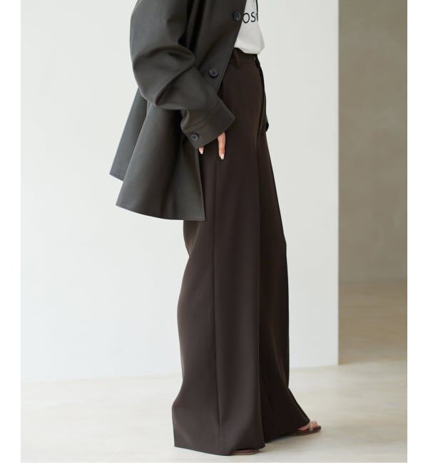 Plage「《追加》washable straight パンツ 3」|スラックス|