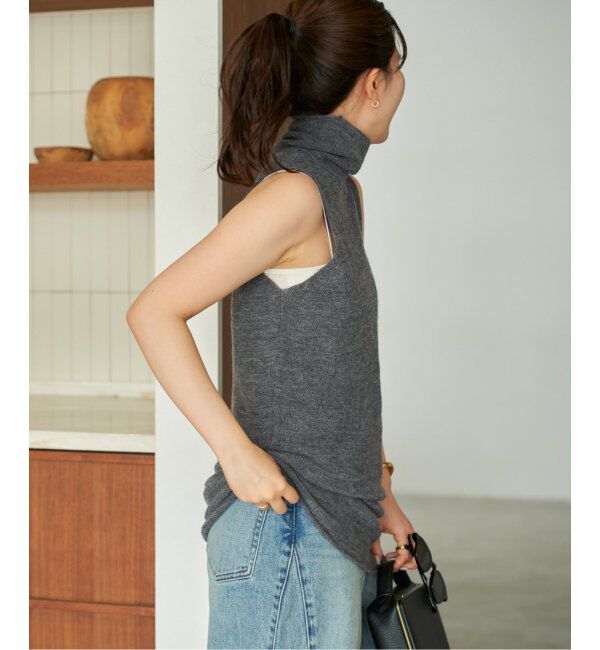 Plage「baby alpaca nuance タンク」|ニット・セーター|